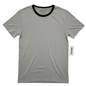 INK+IVY Men’s Pajama Top Alloy Gray Crewneck Soft Stretch Sleep Tee Size L NWT